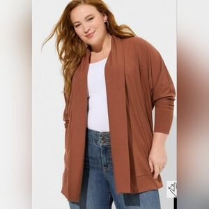 Torrid Super Soft Dolman Sleeve Cardigan Plus Size 3/4